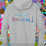 belle hoodiE {adult} {grEy}