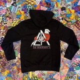 CSH seahawks collab hoodiE 1 {youth} {black}