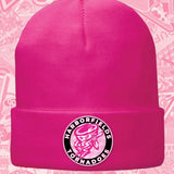 HF pink out beaniE