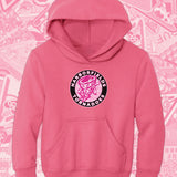 HF pink out hoodie {youth}